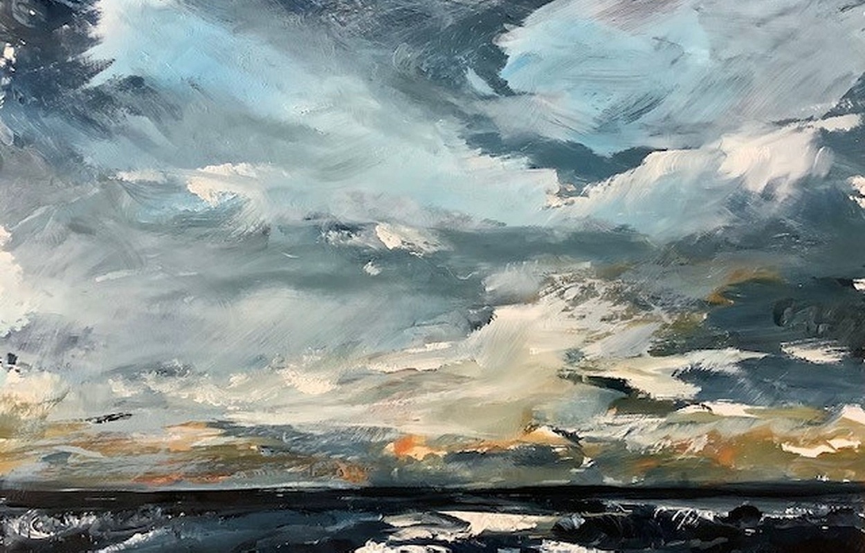 Dramatischer Himmel über Meer (C) Heidi Nübling